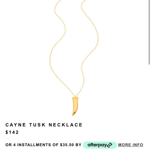 Gorjana Tusk Cayne Pendant Necklace - Picture 3 of 4